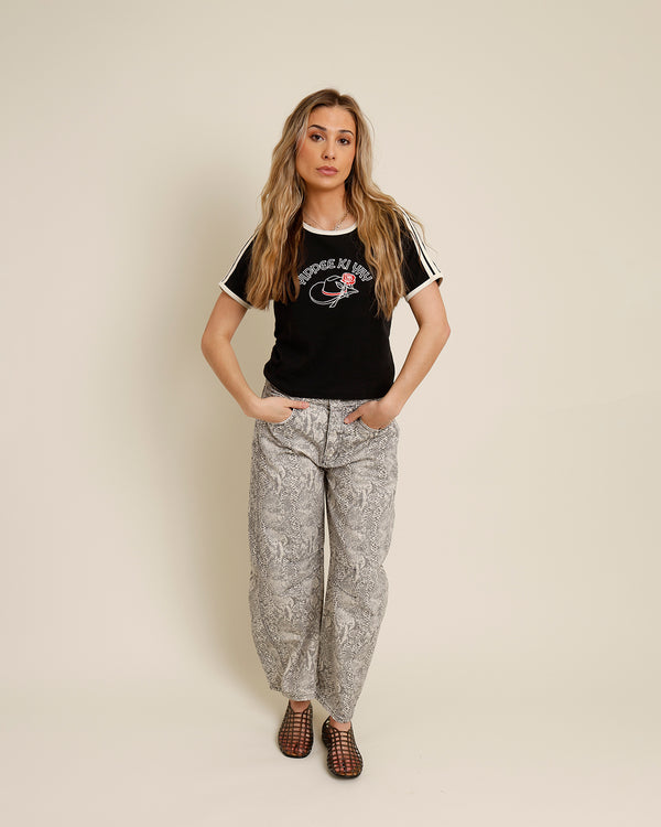 YIPPEE KI YAY RINGER TEE