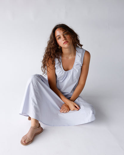 OCEAN AIR SCOOP NECK DRESS