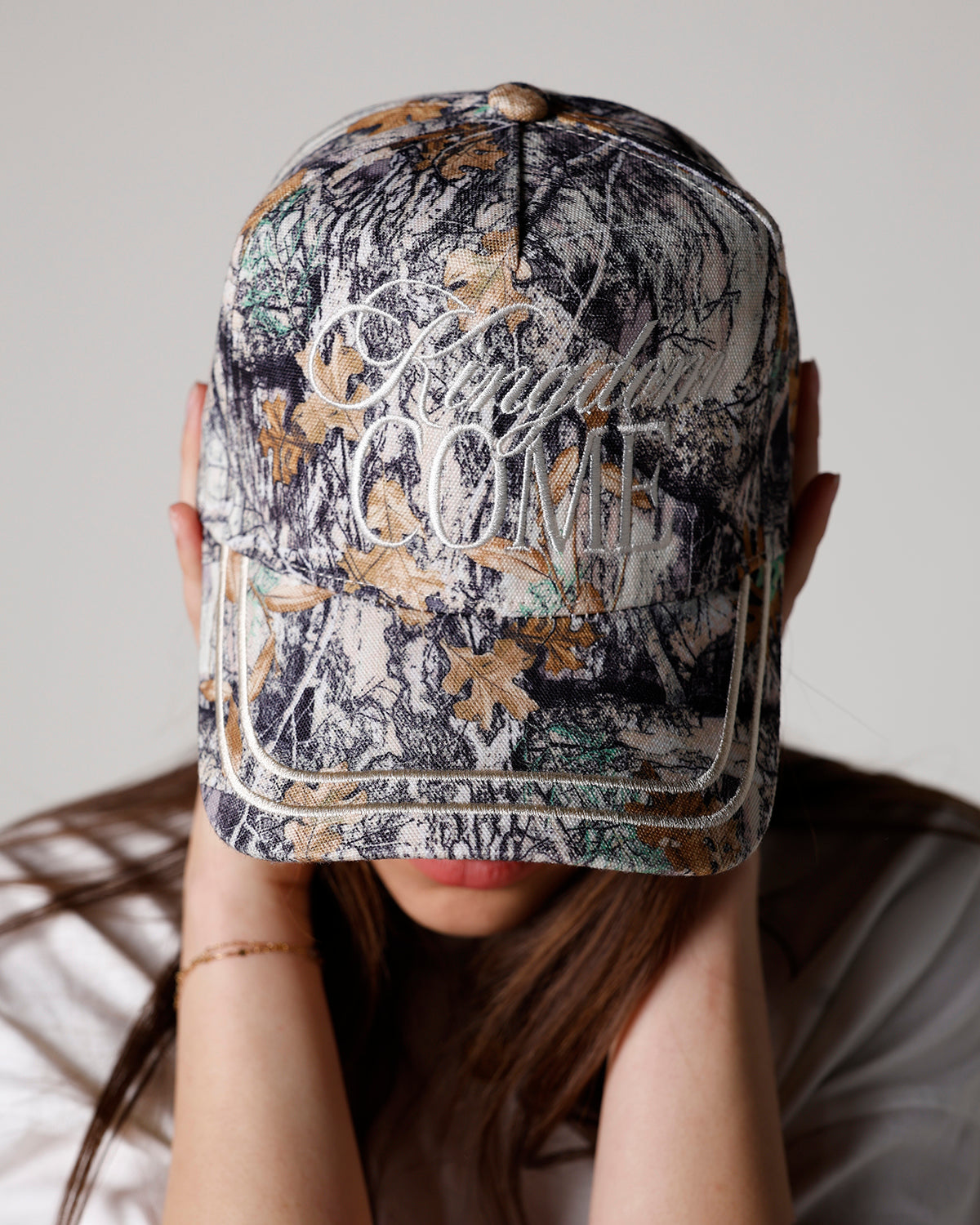 kingdom come camo trucker hat camo canvas embroidered trucker hat