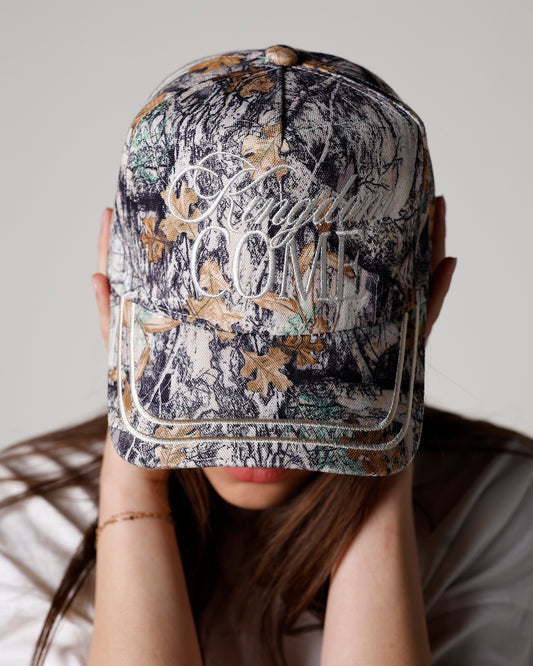 kingdom come camo trucker hat camo canvas embroidered trucker hat