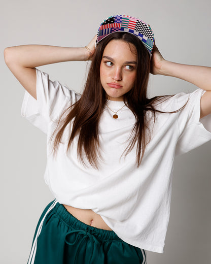 MOST VALUABLE PARENT PATCHWORK TRUCKER HAT