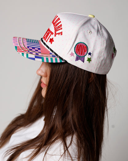 MOST VALUABLE PARENT PATCHWORK TRUCKER HAT