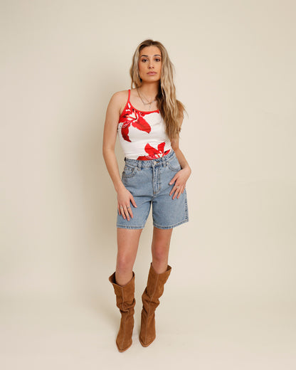 MAUI FLORAL TANK TOP