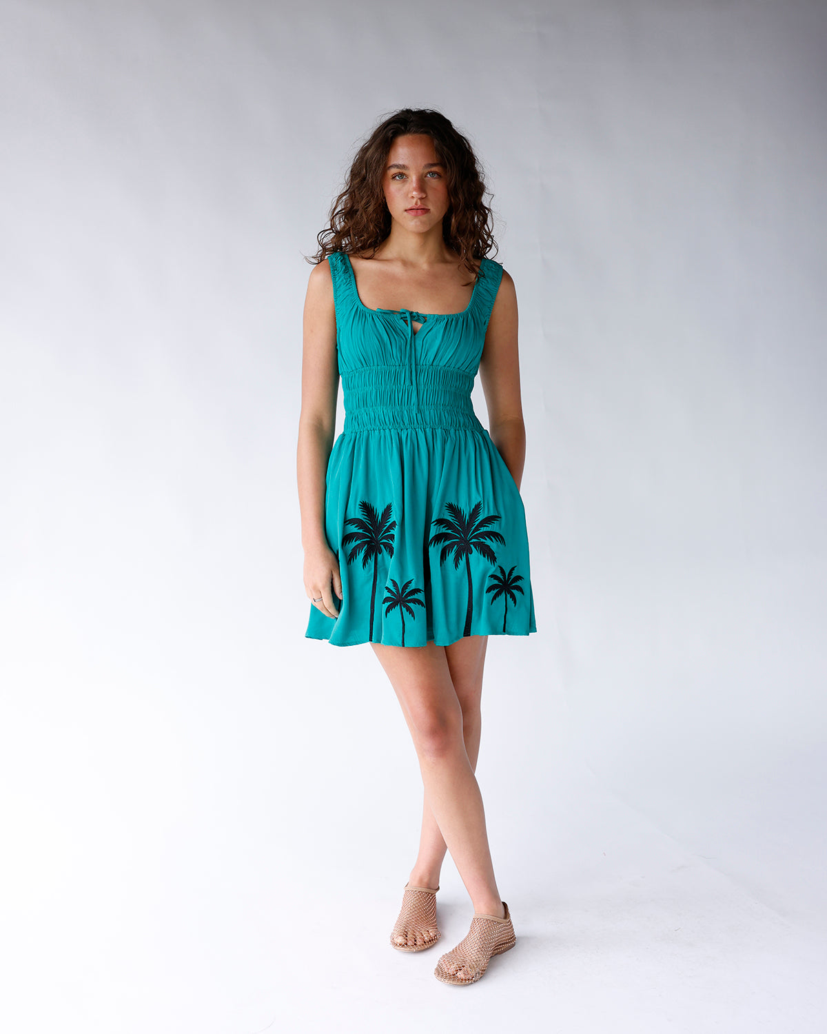PALM PARADISE MINI DRESS