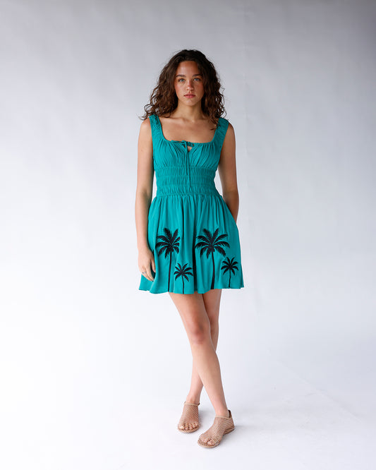 PALM PARADISE MINI DRESS