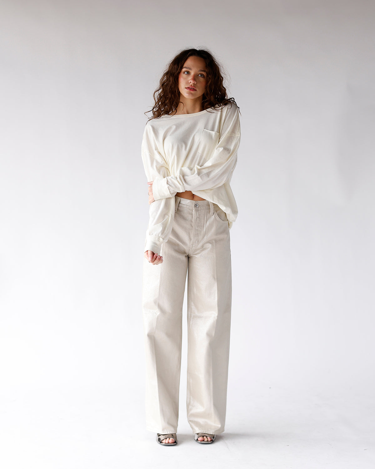 pistola denim jeans white sparkly winter jeans holiday outfit inspo jeans for the holidays 