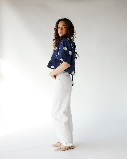 THE DOTTED TOP X NAVY