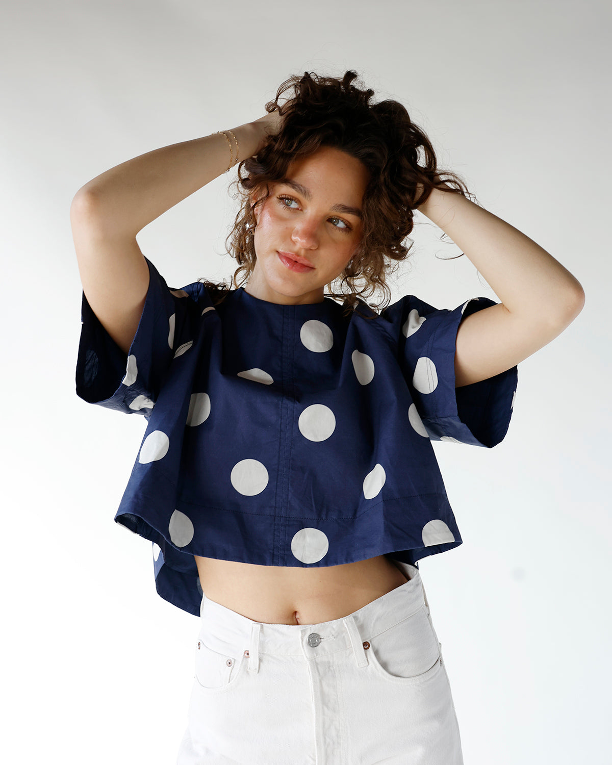 THE DOTTED TOP X NAVY