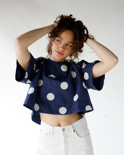 THE DOTTED TOP X NAVY