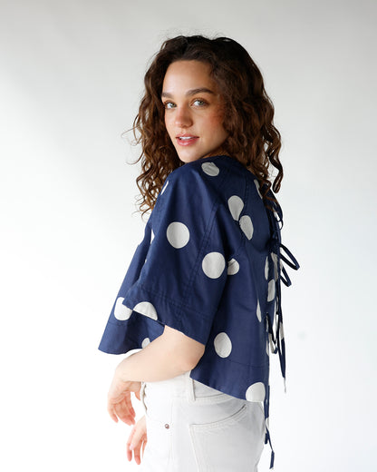 THE DOTTED TOP X NAVY