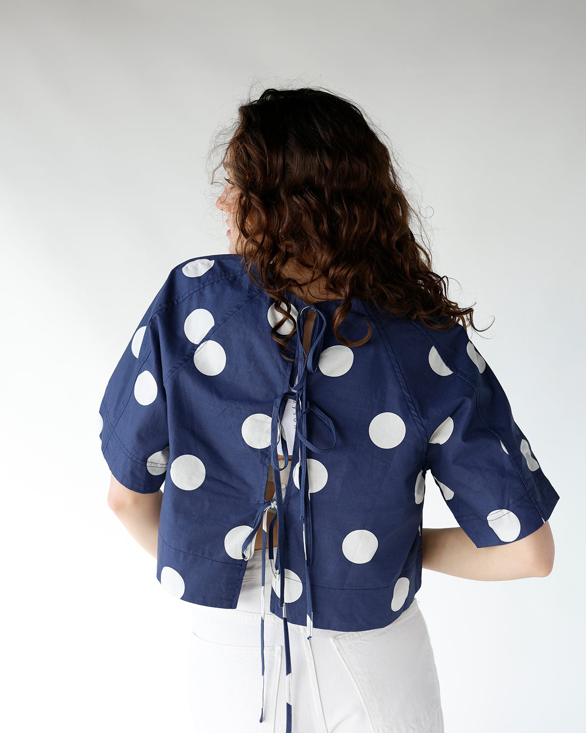 THE DOTTED TOP X NAVY