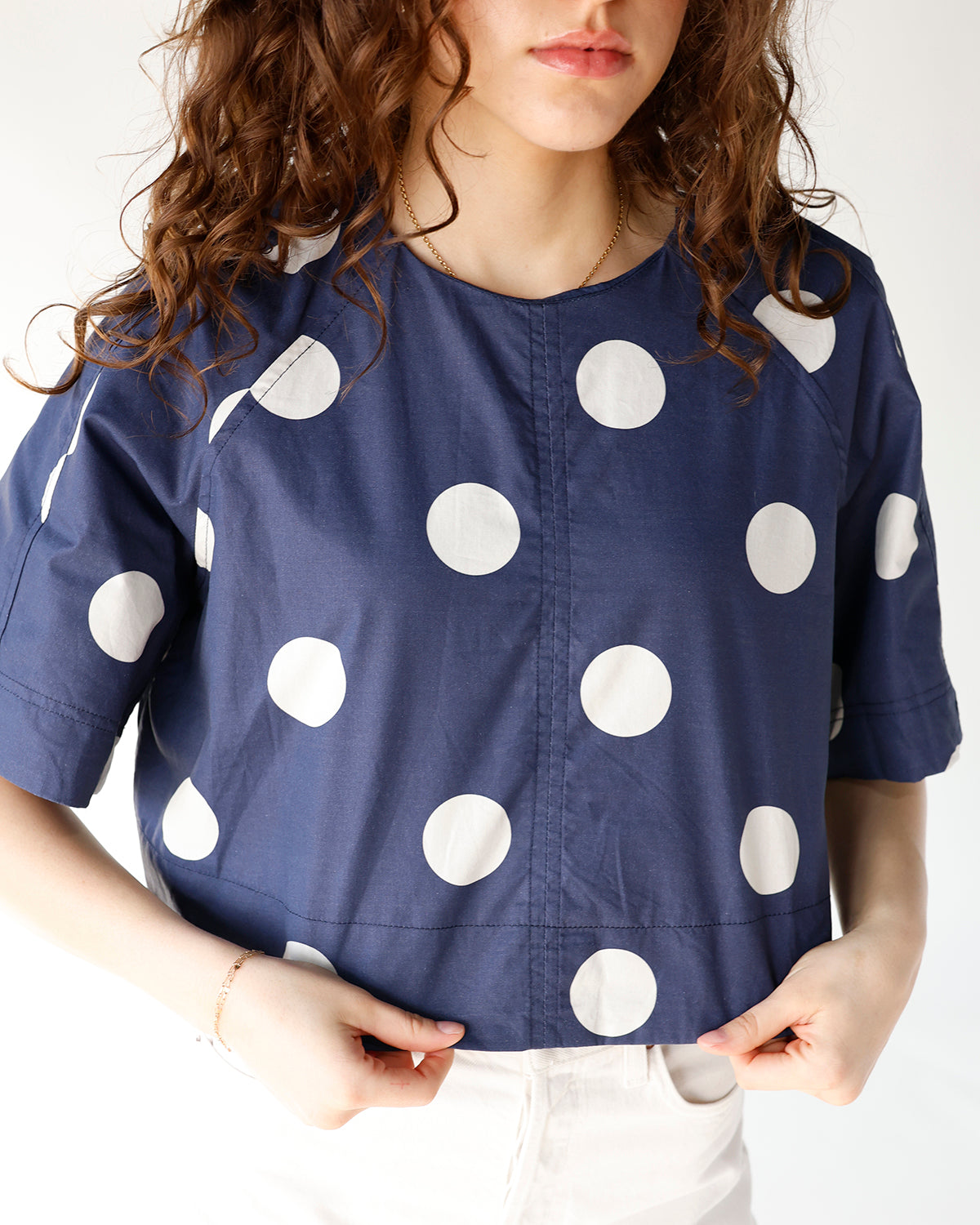 THE DOTTED TOP X NAVY
