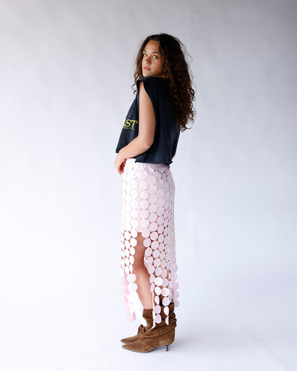 PRETTY IN PINK DISCO SKIRT