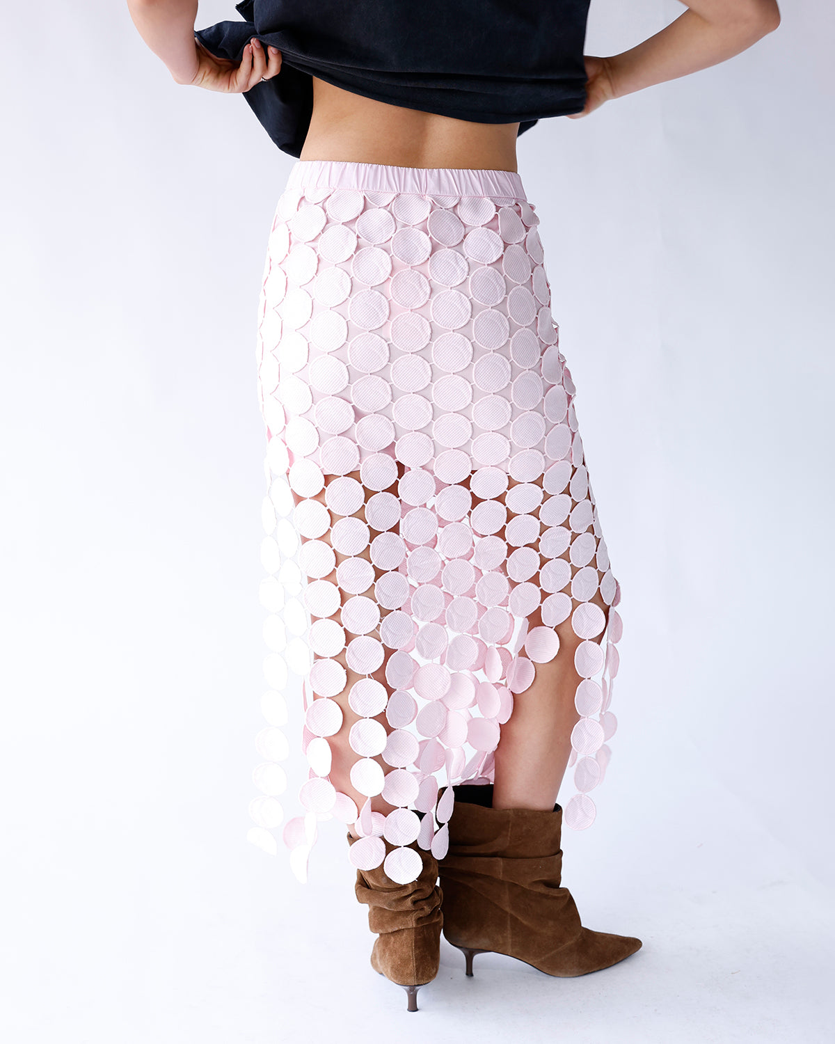 PRETTY IN PINK DISCO SKIRT