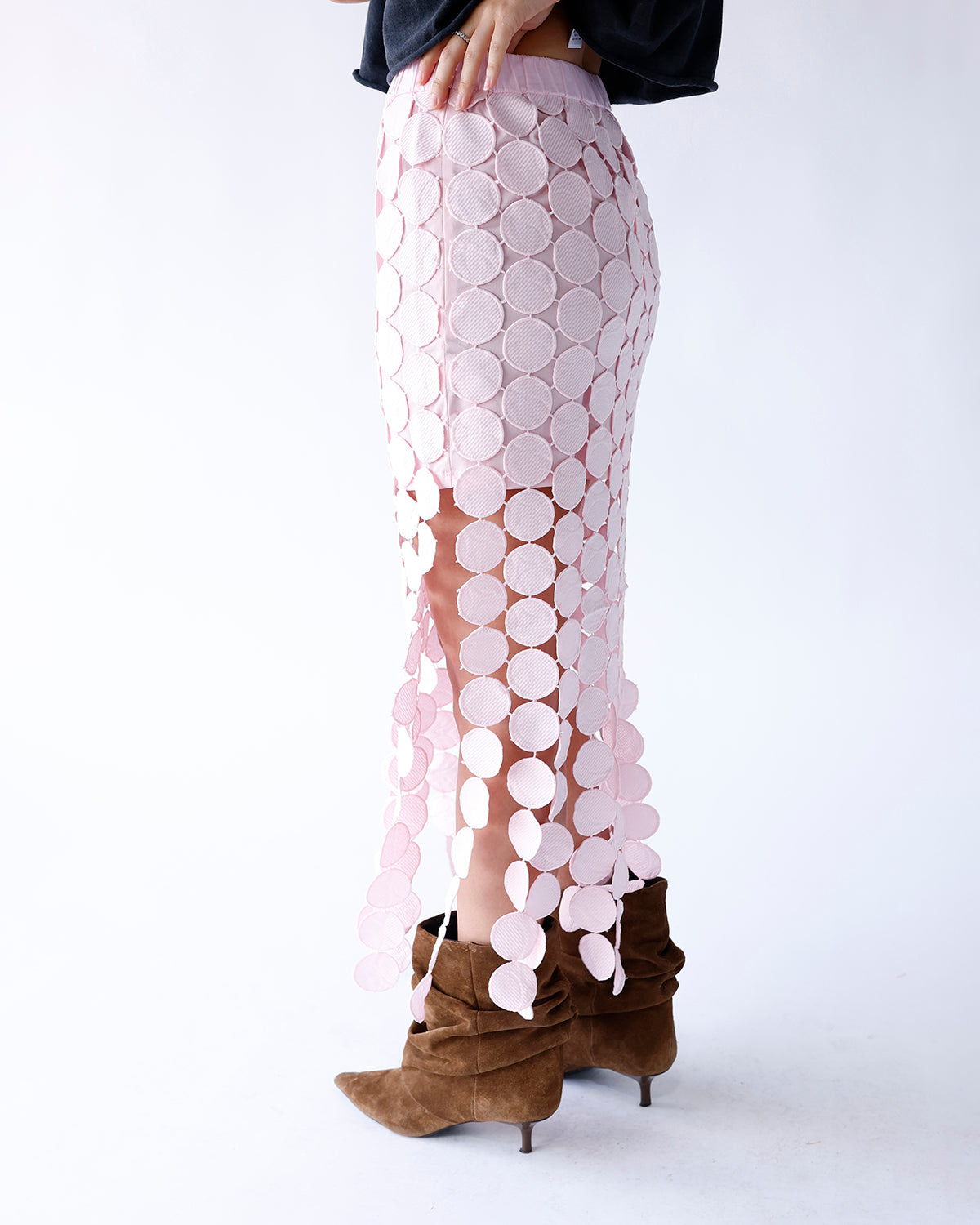 PRETTY IN PINK DISCO SKIRT