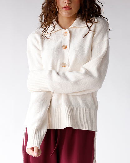 FREE PEOPLE TRADING UP POLO X IVORY