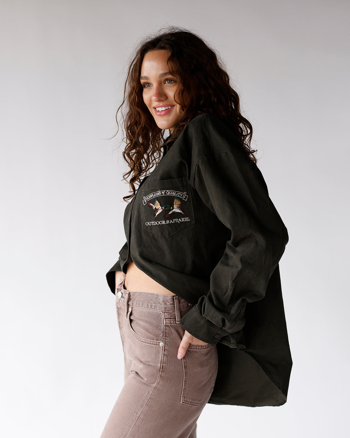 duck apparel trendy duck top duck button up fun winter top duck trend mallard duck design 