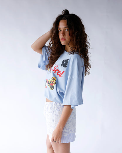 OCEAN PETALS MINI SKIRT
