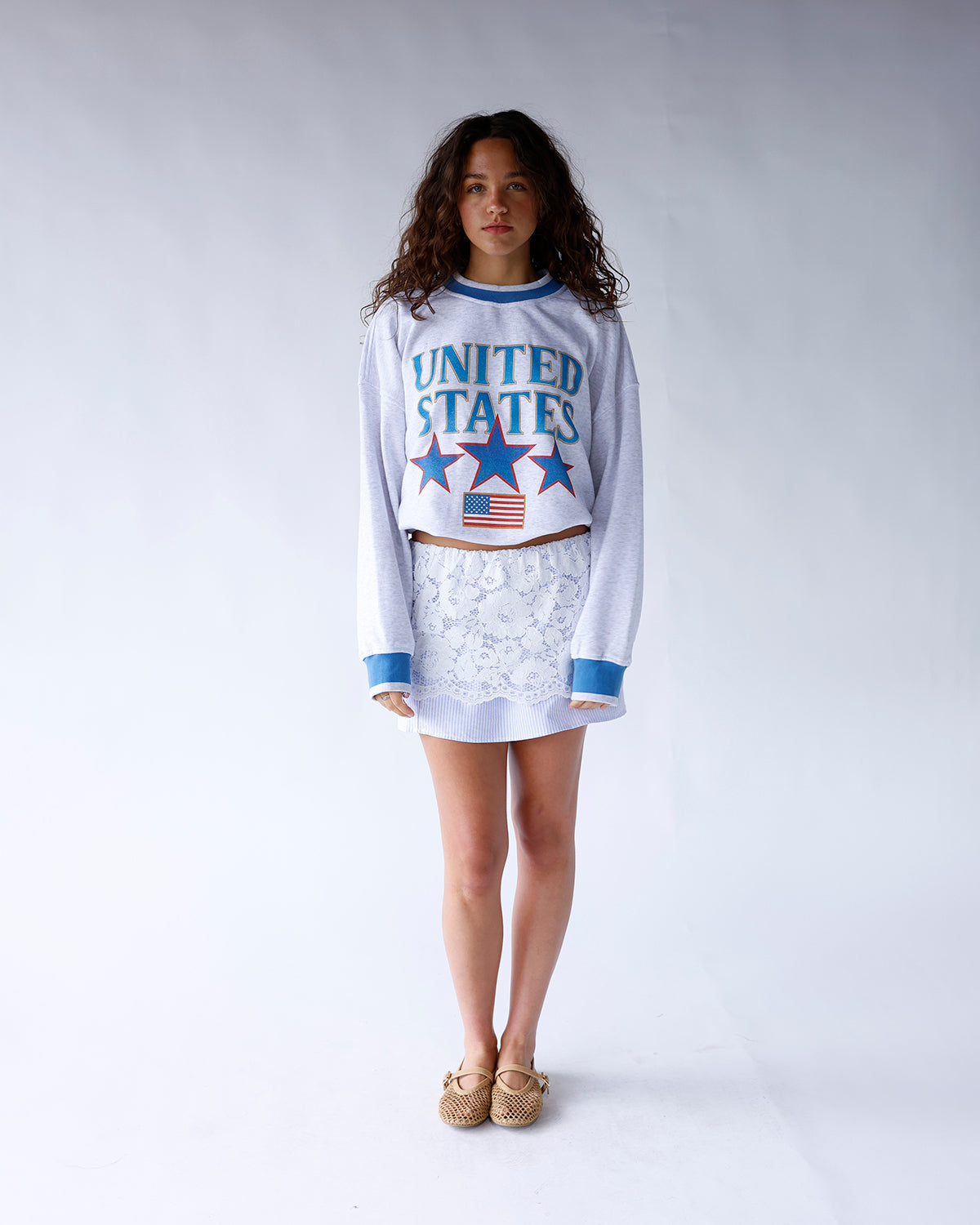 USA THREE STAR SWEATSHIRT