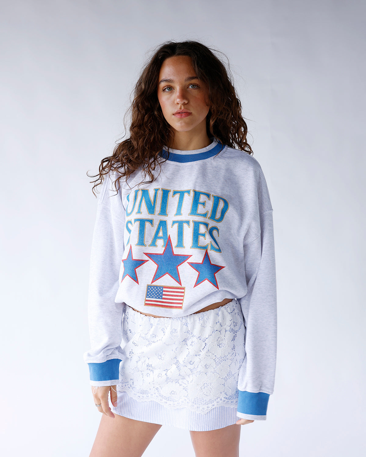 USA THREE STAR SWEATSHIRT