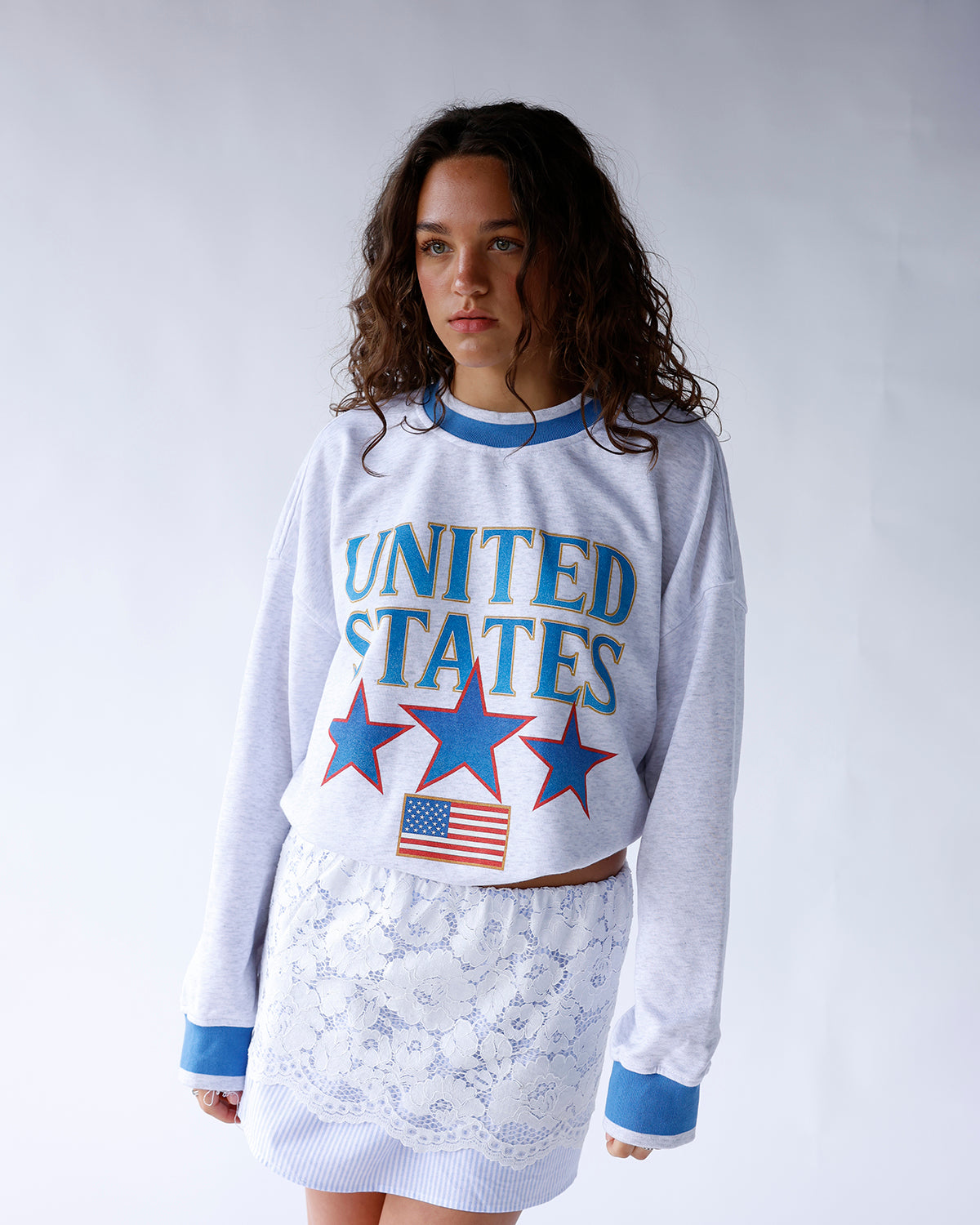 USA THREE STAR SWEATSHIRT