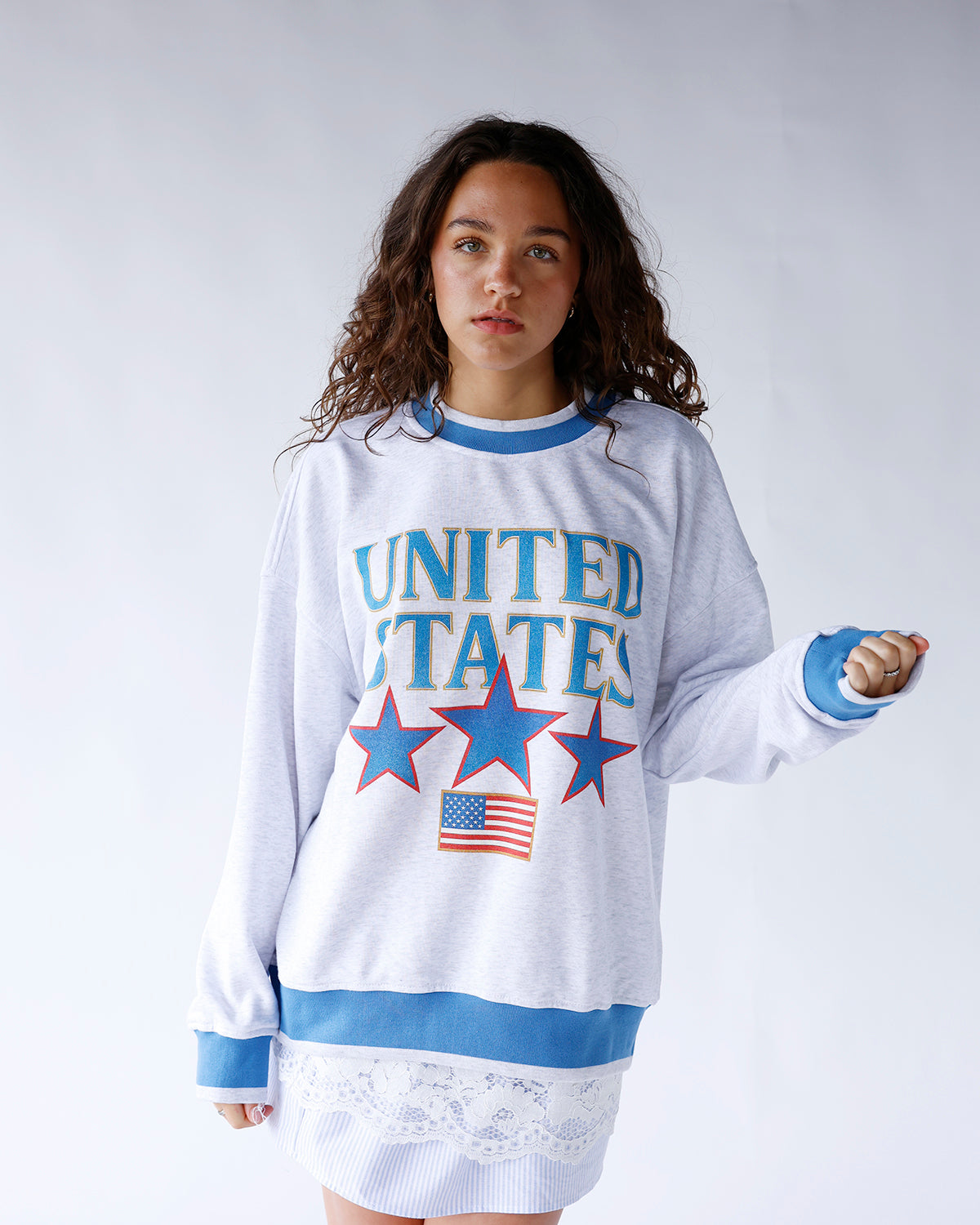 USA THREE STAR SWEATSHIRT