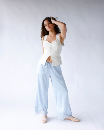 VINTAGE LACE BUTTON TOP