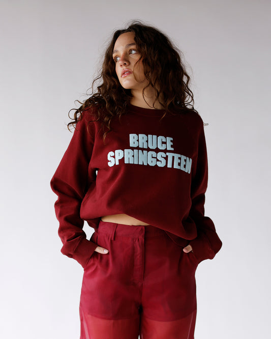 graphic sweatshirt bruce Springsteen graphic sweatshirt fun holiday sweatshirt bruce springsteen apparel 