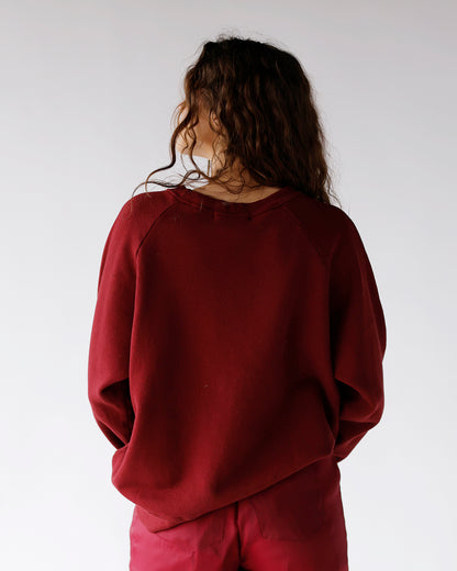 DAYDREAMER BRUCE SPRINGSTEEN VINTAGE RAGLAN SWEATSHIRT IN DARK CHERRY