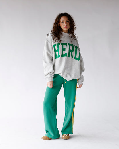 THE HUNTINGTON REVERSIBLE MOCK NECK SWEATSHIRT