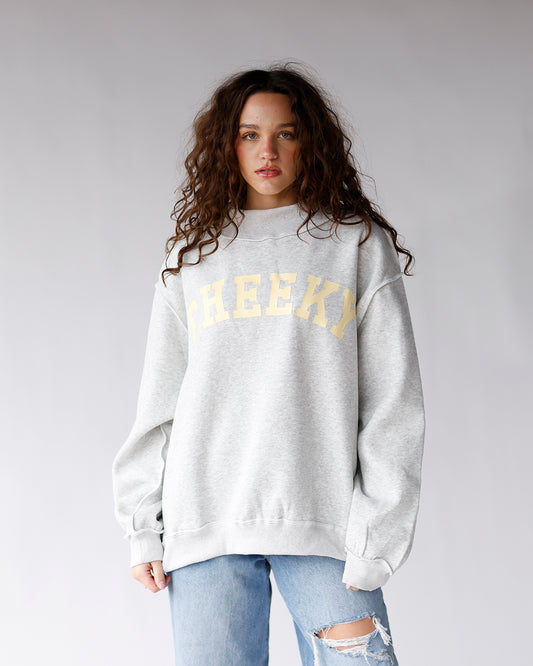 graphic sweatshirt cheeky reversible sweatshirt bucketlist sweatshirt 