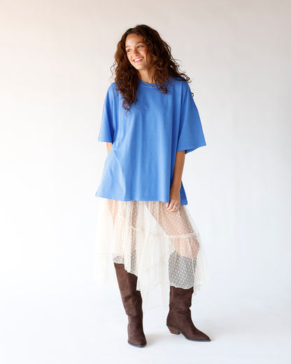 DAYDREAMER SOLID OS TEE X MARINA BLUE