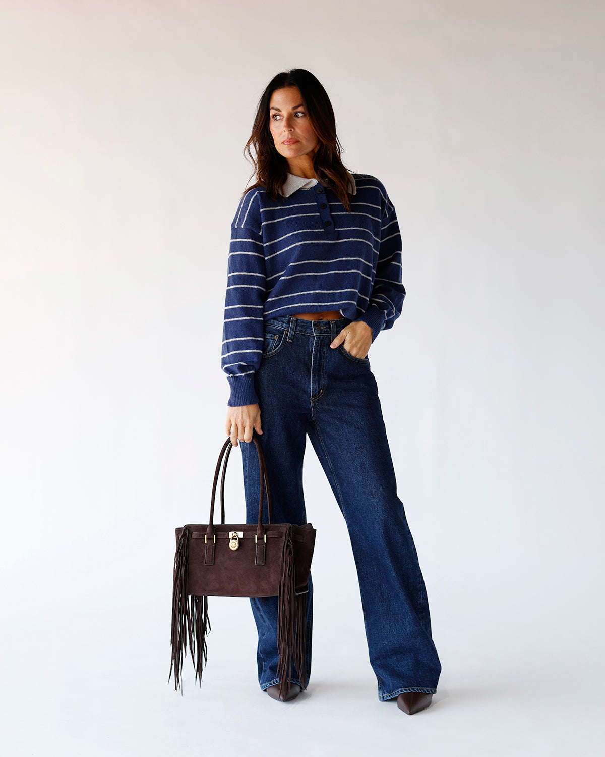 STORMY SKIES POLO SWEATER