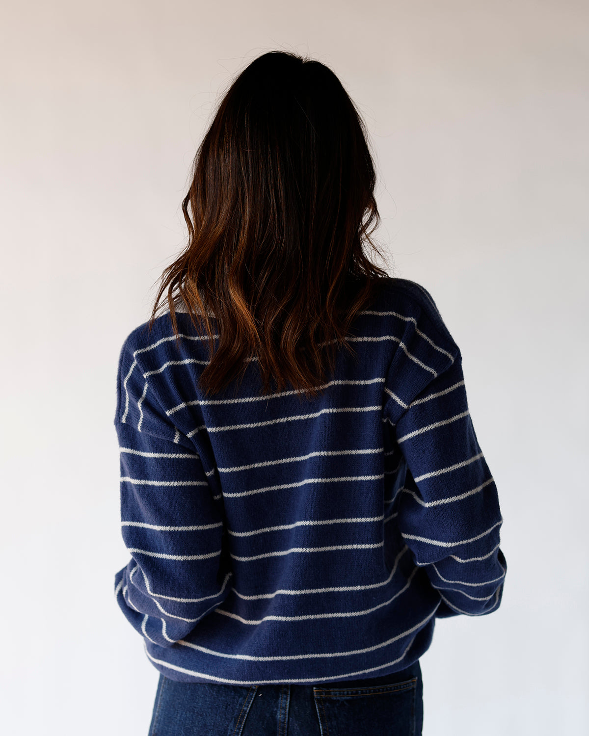STORMY SKIES POLO SWEATER