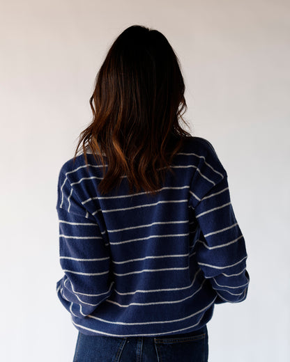 STORMY SKIES POLO SWEATER