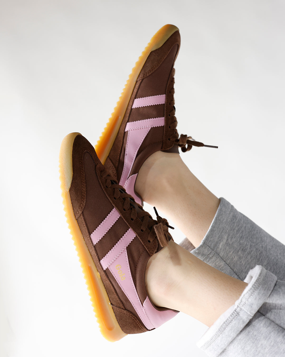 GOLA CLASSICS TORNADO SNEAKER X DARK BROWN CANDY