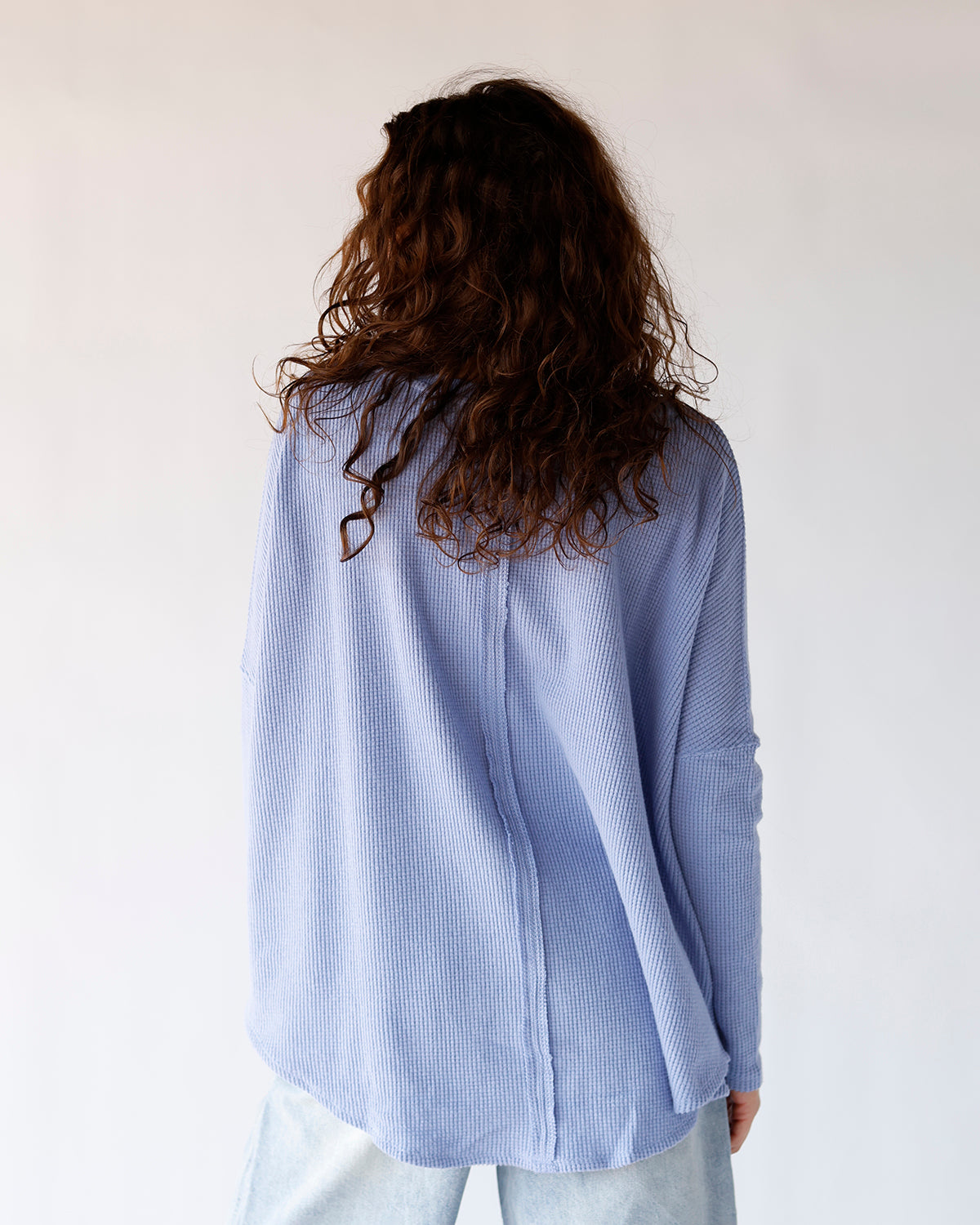 FREE PEOPLE LATTE BLUES THERMAL X DAWN BREEZE