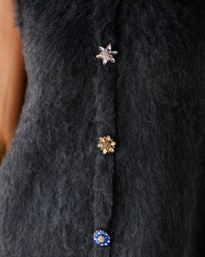 TWINKE AND SHINE FUZZY MINI DRESS