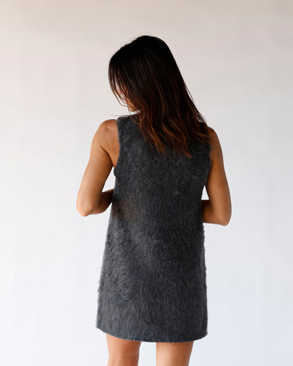 TWINKE AND SHINE FUZZY MINI DRESS