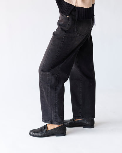 PISTOLA ELI HIGH RISE ARCHED LEG JEAN X DARK MIDNIGHT