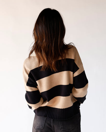 LATTE LOVE POLO SWEATER