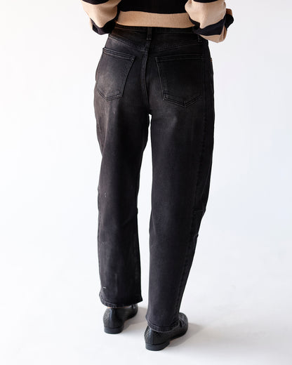 PISTOLA ELI HIGH RISE ARCHED LEG JEAN X DARK MIDNIGHT