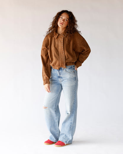 PISTOLA HENDRIX HIGH RISE BAGGY JEAN X APPRENTICE DISTRESSED