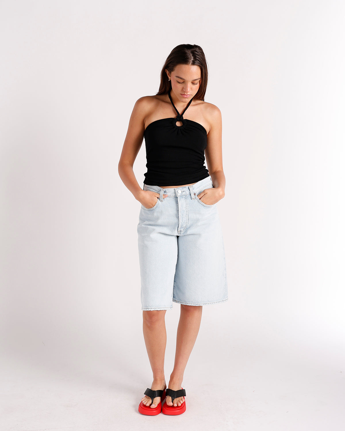 DARK SIDE CHIC HALTER TOP