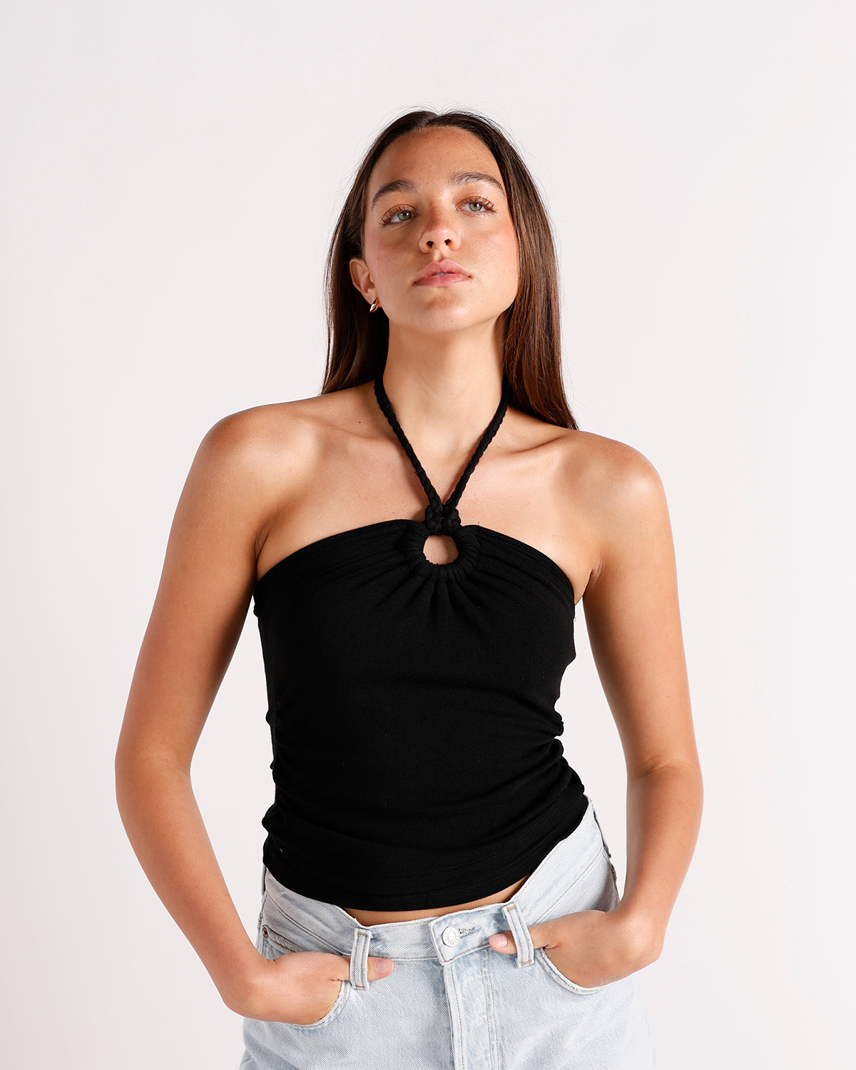 DARK SIDE CHIC HALTER TOP