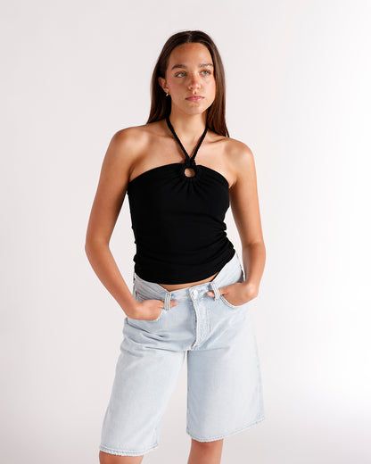 DARK SIDE CHIC HALTER TOP