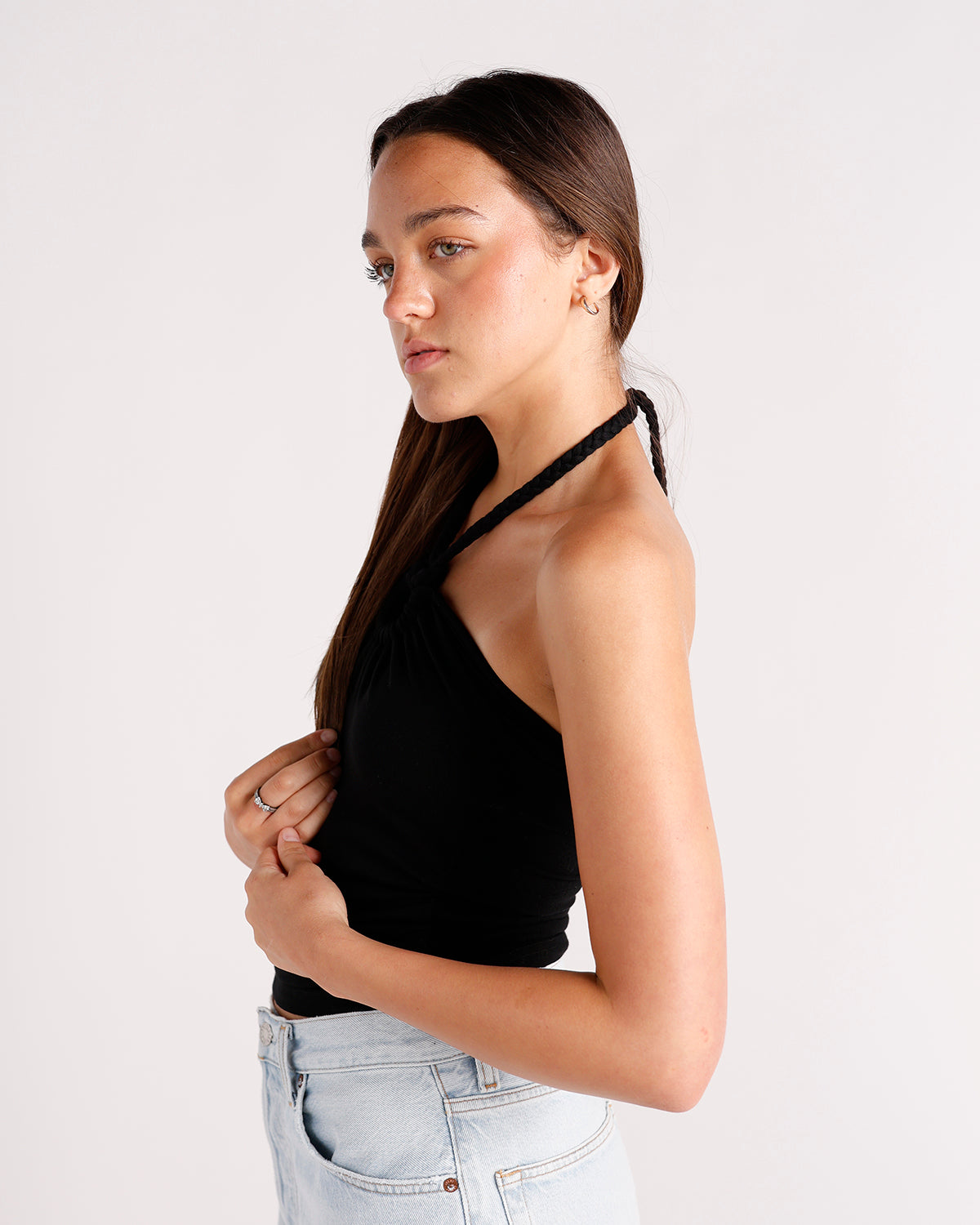 DARK SIDE CHIC HALTER TOP