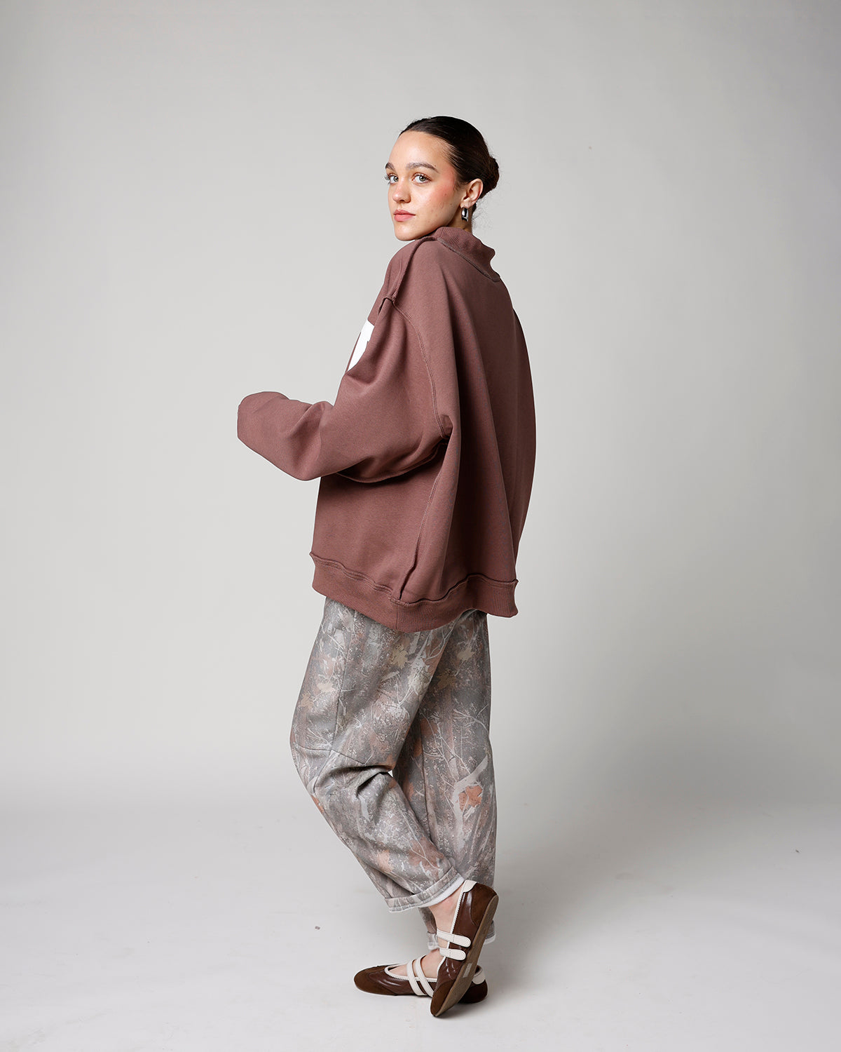 WWJD REVERSIBLE MOCK NECK SWEATSHIRT