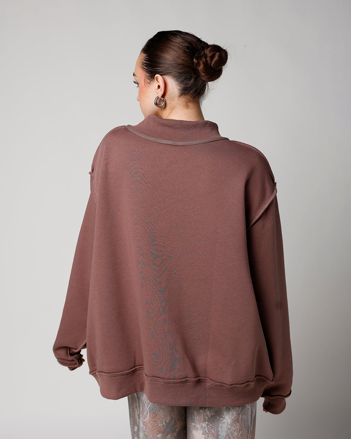 WWJD REVERSIBLE MOCK NECK SWEATSHIRT