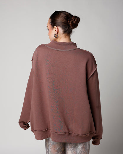 WWJD REVERSIBLE MOCK NECK SWEATSHIRT